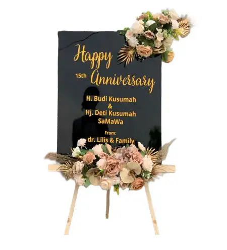 Papan Bunga Akrilik Karekan