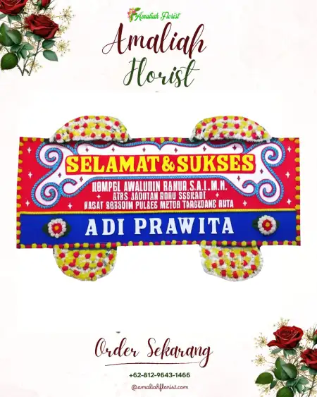 Papan Bunga Ucapan Selamat Karekan